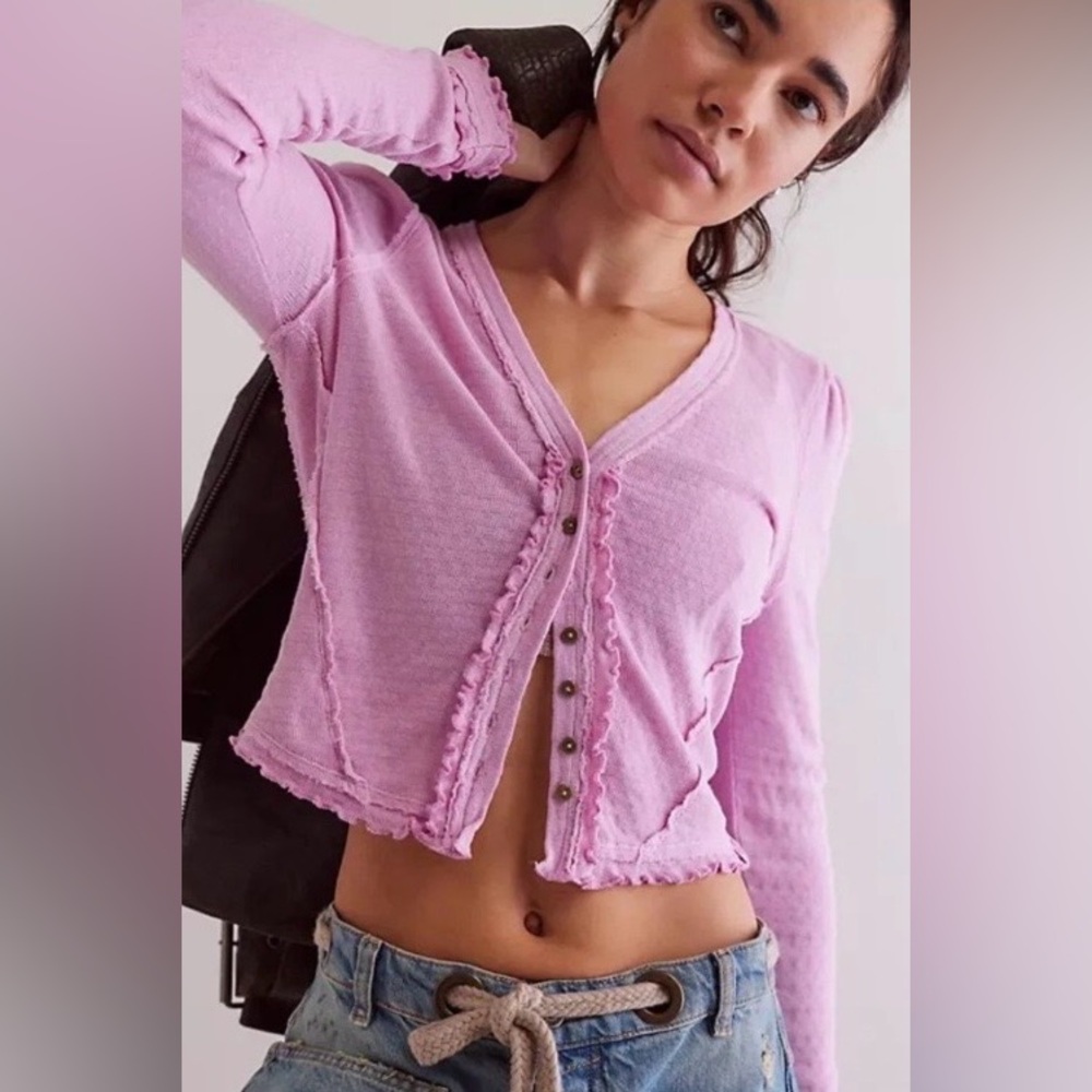 🌟NWT🌟 Free People Winnie Cardigan Pink